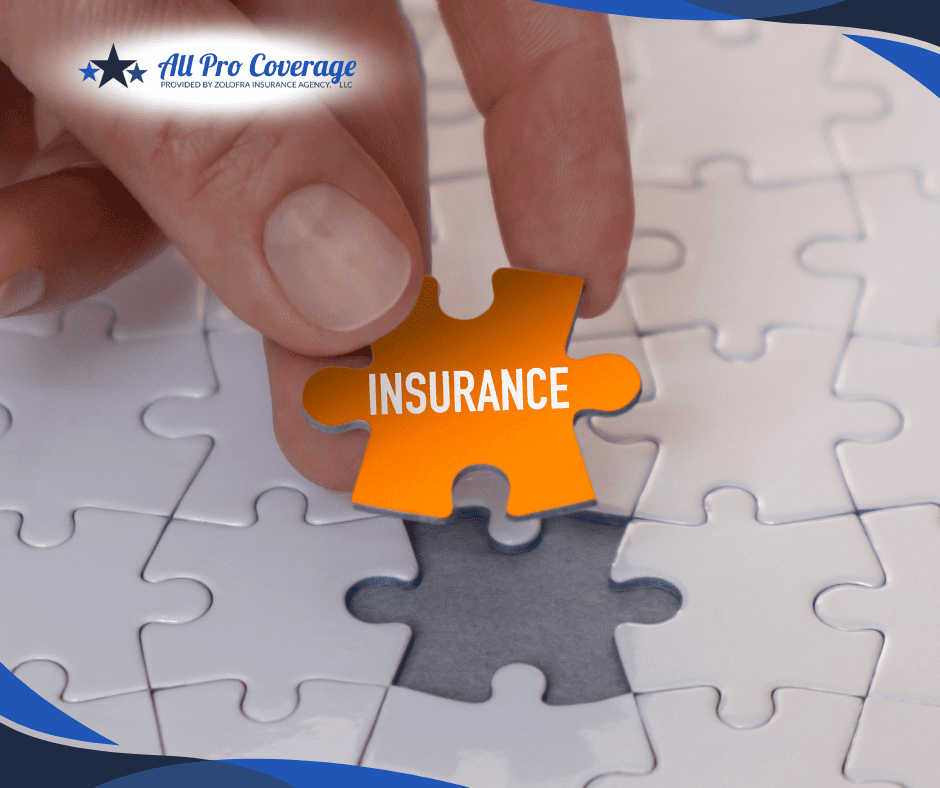 Puzzle piece labeled "Insurance" being placed to complete the puzzle.